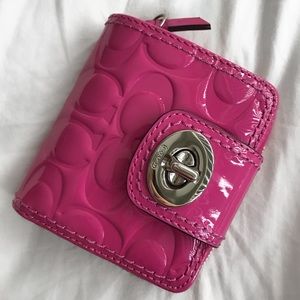 NWT Pink Coach Wallet